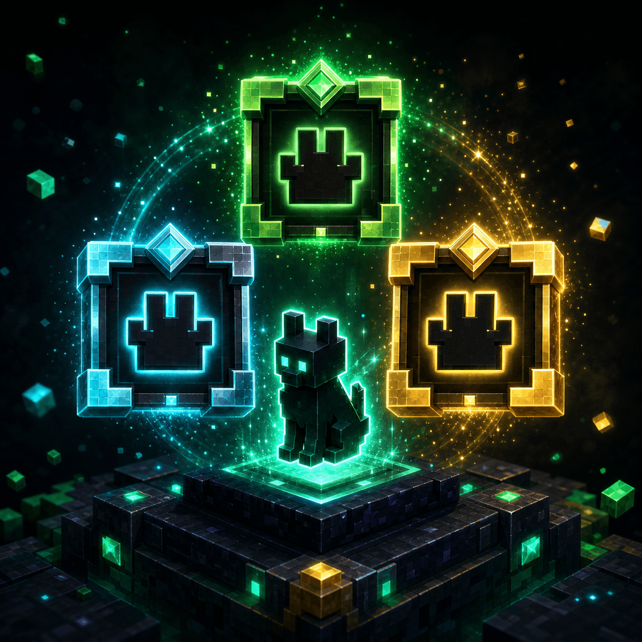 Slot Pet 3 con espacios de mascotas y energia verde
